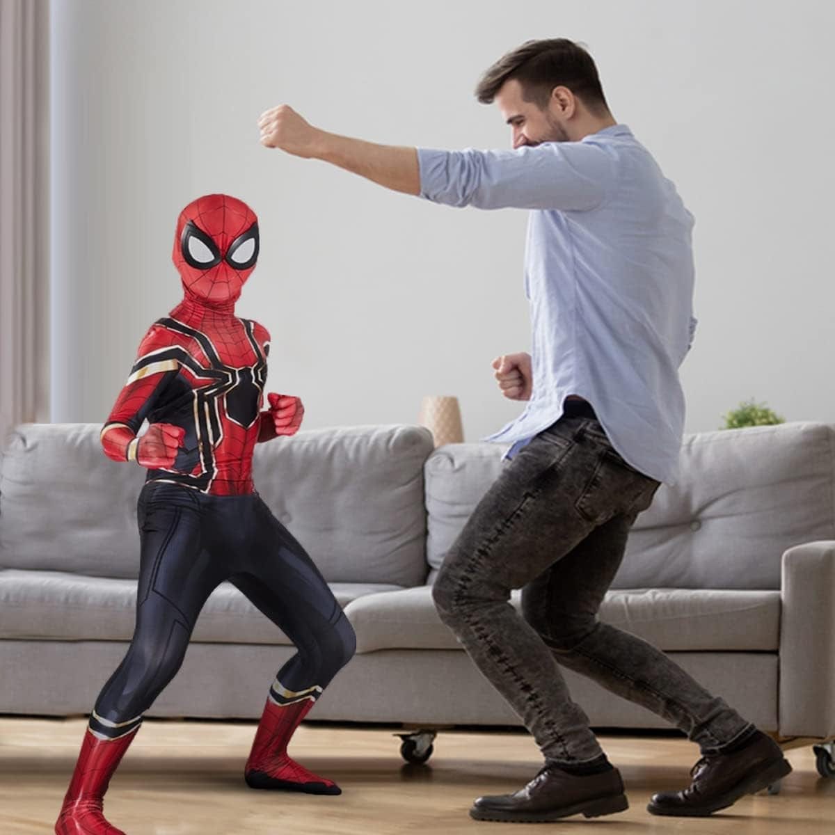 ZERBAY Superhero Halloween Costume Superhero Costume Suits Cosplay Bodysuit Costumes for Kids