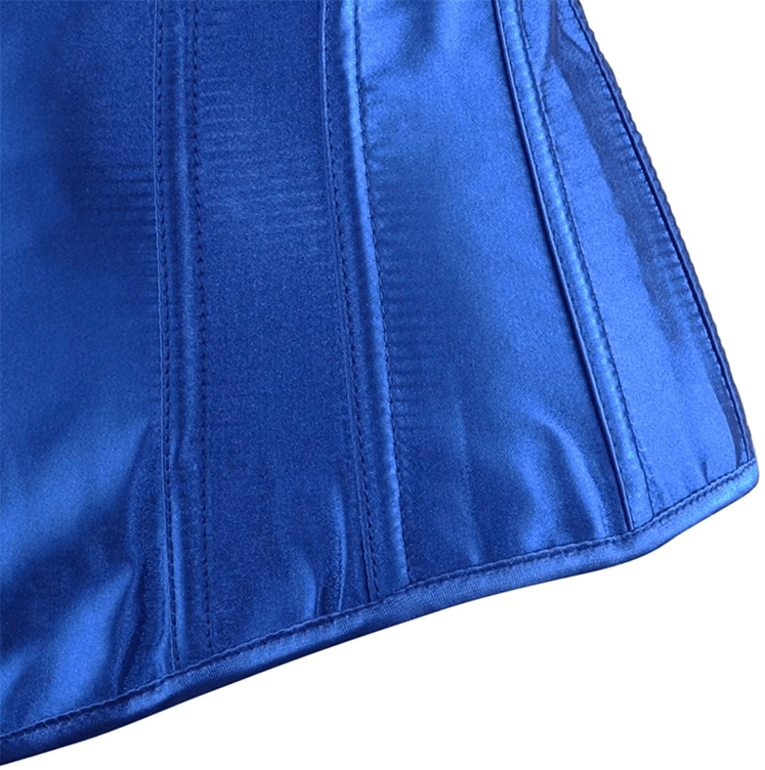 Zhitunemi Women'S Satin Underbust Corset Bustier Waist Training Cincher plus Size Corsets Apparel & Accessories > Clothing > Underwear & Socks > Lingerie Zhitunemi   
