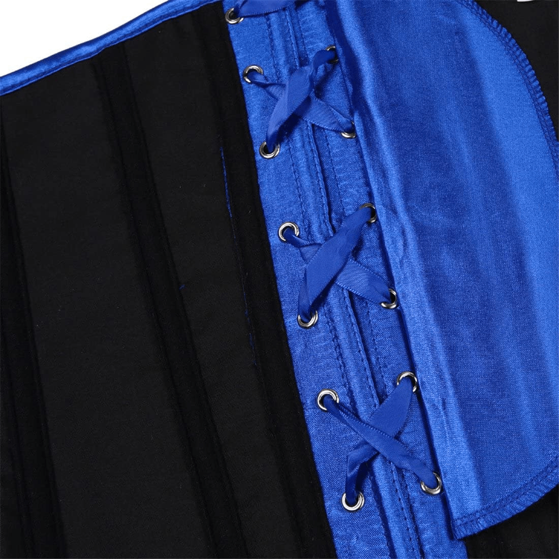 Zhitunemi Women'S Satin Underbust Corset Bustier Waist Training Cincher plus Size Corsets Apparel & Accessories > Clothing > Underwear & Socks > Lingerie Zhitunemi   