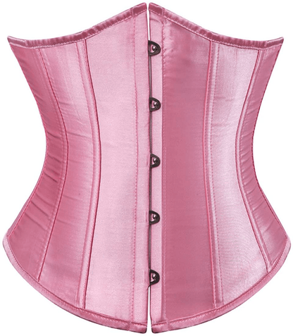 Zhitunemi Women'S Satin Underbust Corset Bustier Waist Training Cincher plus Size Corsets Apparel & Accessories > Clothing > Underwear & Socks > Lingerie Zhitunemi   