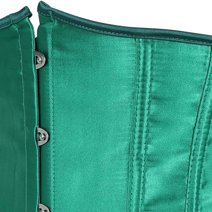 Zhitunemi Women'S Satin Underbust Corset Bustier Waist Training Cincher plus Size Corsets Apparel & Accessories > Clothing > Underwear & Socks > Lingerie Zhitunemi   