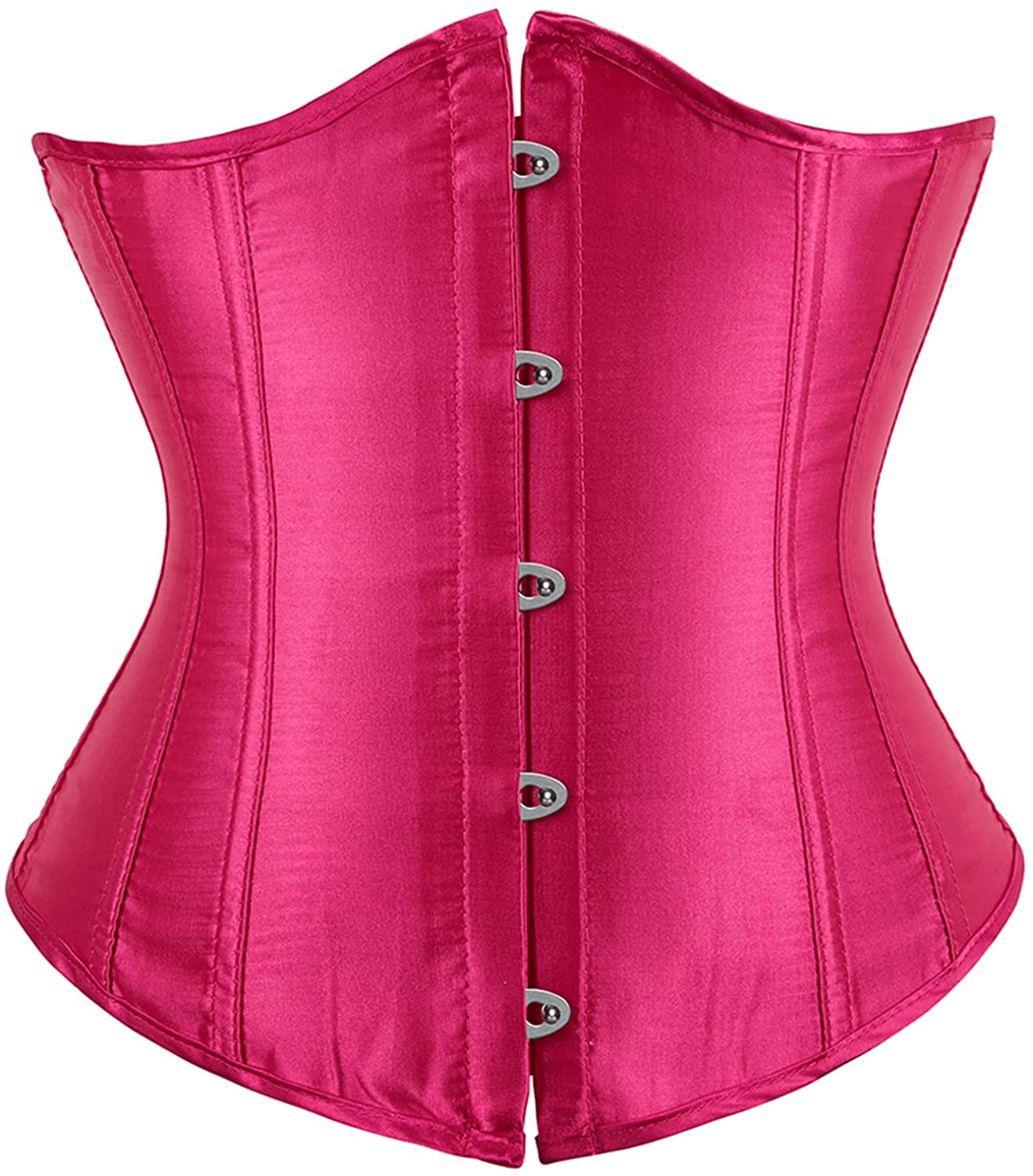 Zhitunemi Women'S Satin Underbust Corset Bustier Waist Training Cincher plus Size Corsets Apparel & Accessories > Clothing > Underwear & Socks > Lingerie Zhitunemi   