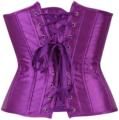 Zhitunemi Women'S Satin Underbust Corset Bustier Waist Training Cincher plus Size Corsets Apparel & Accessories > Clothing > Underwear & Socks > Lingerie Zhitunemi   