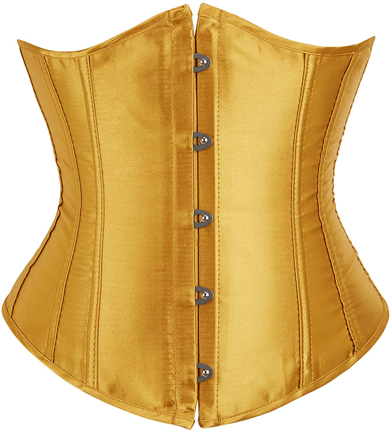 Zhitunemi Women'S Satin Underbust Corset Bustier Waist Training Cincher plus Size Corsets Apparel & Accessories > Clothing > Underwear & Socks > Lingerie Zhitunemi   