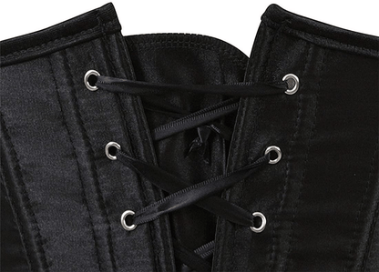 Zhitunemi Women'S Satin Underbust Corset Bustier Waist Training Cincher plus Size Corsets Apparel & Accessories > Clothing > Underwear & Socks > Lingerie Zhitunemi   