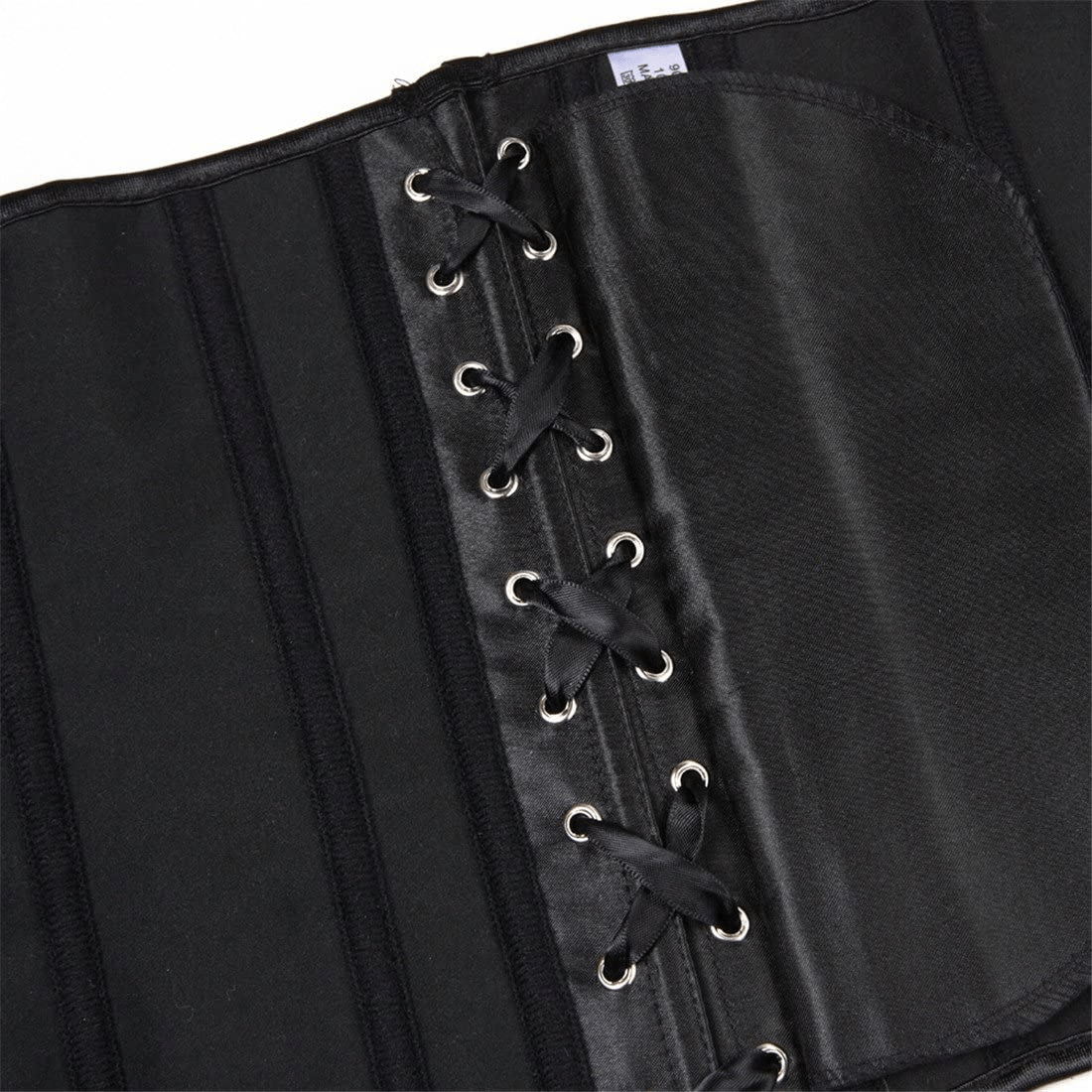 Zhitunemi Women'S Satin Underbust Corset Bustier Waist Training Cincher plus Size Corsets Apparel & Accessories > Clothing > Underwear & Socks > Lingerie Zhitunemi   