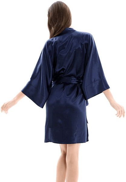 ZIMASILK 22 Momme 100% Pure Mulberry Silk Robe for Women, Pure Color Long Kimono Bathrobes Soft Nightgown Apparel & Accessories > Clothing > Sleepwear & Loungewear > Robes ZIMASILK   