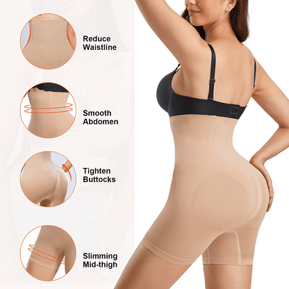 ZOPEUSI Waist Trainer for Women Shapewear Thigh Slimmer Hi-Waist Tummy Control Panties Seamless Body Shaper Shorts Apparel & Accessories > Clothing > Underwear & Socks > Shapewear ZOPEUSI   