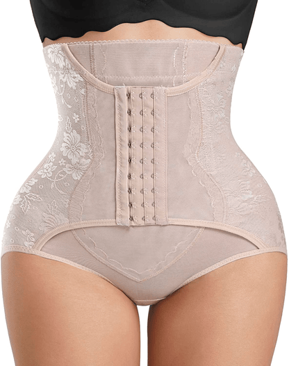 ZOPEUSI Women Waist Trainer Panties Butt Lifter Shapewear High Waist Double Tummy Control Shorts Slim Body Shaper Apparel & Accessories > Clothing > Underwear & Socks > Shapewear ZOPEUSI Nude XX-Large 