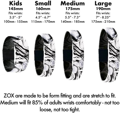 ZOX Inspirational & Motivational Bracelet – Uplifting Reversible Stretch Wristband with Positive Affirmations Made from Recycled Plastic – Encouragement Gifts for Men, Women & Kids Apparel & Accessories > Jewelry > Bracelets ZOX   