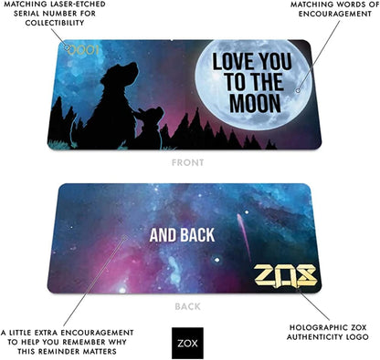 ZOX Inspirational & Motivational Bracelet - Uplifting Reversible Stretch Wristband with Positive Affirmations Made from Recycled Plastic – Encouragement Gifts for Men, Women & Kids Apparel & Accessories > Jewelry > Bracelets ZOX   