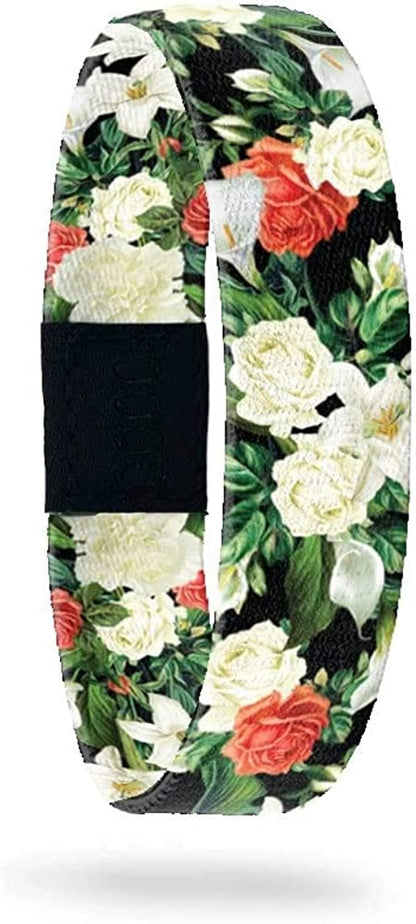 ZOX Inspirational & Motivational Bracelet - Uplifting Reversible Stretch Wristband with Positive Affirmations Made from Recycled Plastic – Encouragement Gifts for Men, Women & Kids Apparel & Accessories > Jewelry > Bracelets ZOX Gone But Never Forgotten Medium 