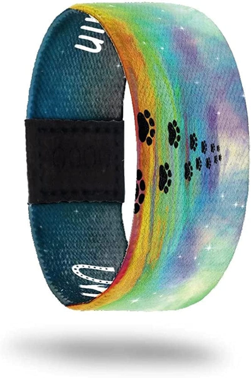 ZOX Inspirational & Motivational Bracelet - Uplifting Reversible Stretch Wristband with Positive Affirmations Made from Recycled Plastic – Encouragement Gifts for Men, Women & Kids Apparel & Accessories > Jewelry > Bracelets ZOX Until We Meet Again Medium 