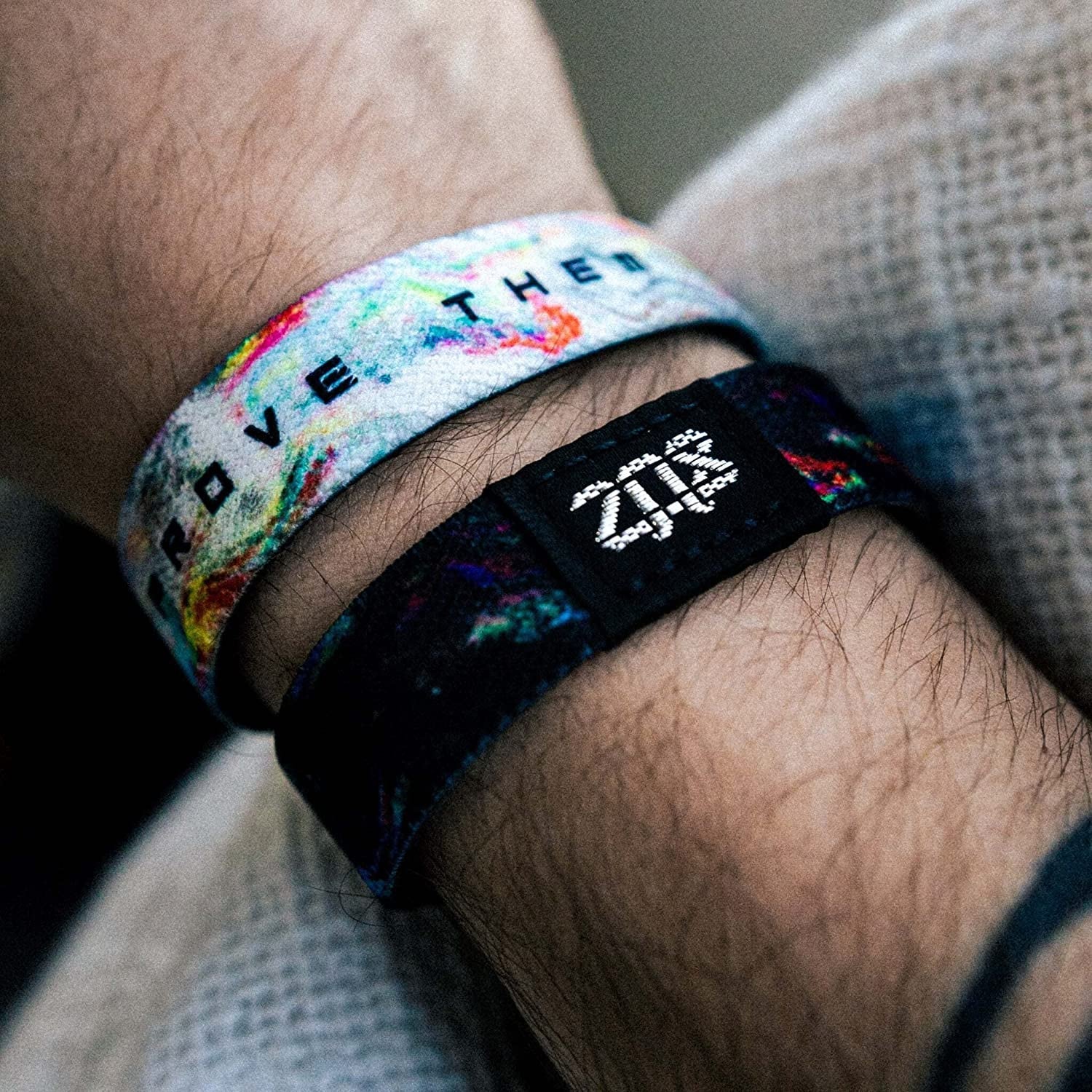 ZOX Inspirational & Motivational Bracelet – Uplifting Reversible Stretch Wristband with Positive Affirmations Made from Recycled Plastic – Encouragement Gifts for Men, Women & Kids - Small Apparel & Accessories > Jewelry > Bracelets ZOX   